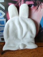 Stray Kids SKZOO Leebit Lightstick Cover, back of the white rabbit lightstick cover