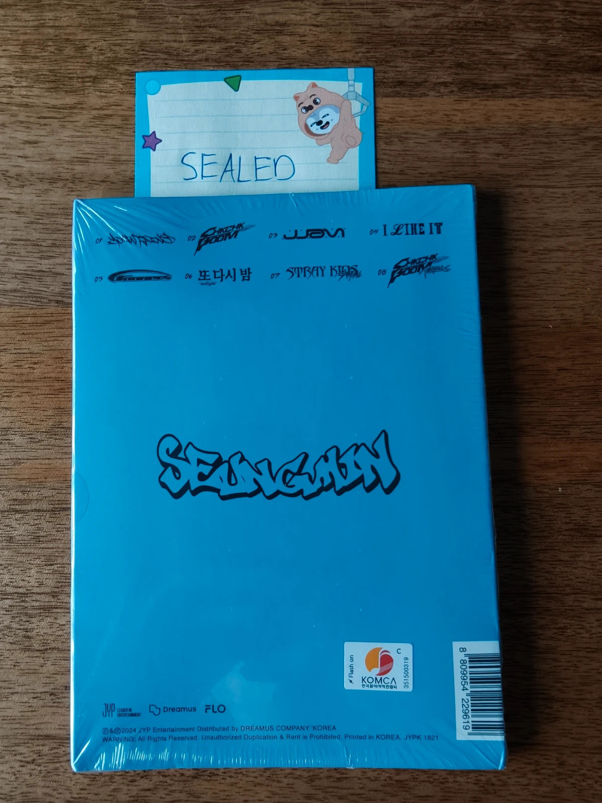 Stray Kids Seungmin ATE Album (Accordion Ver., Sealed) — back cover