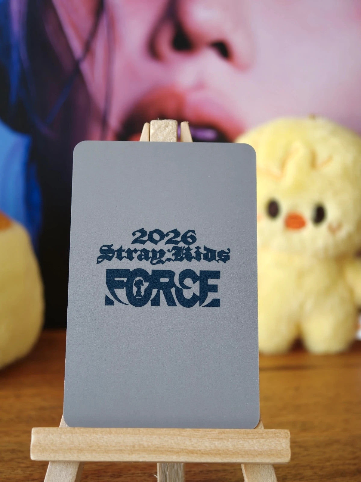 Stray Kids Felix FORCE Photocard (2026 Japan Season’s Greetings - Kit Inclusion) — reverse design