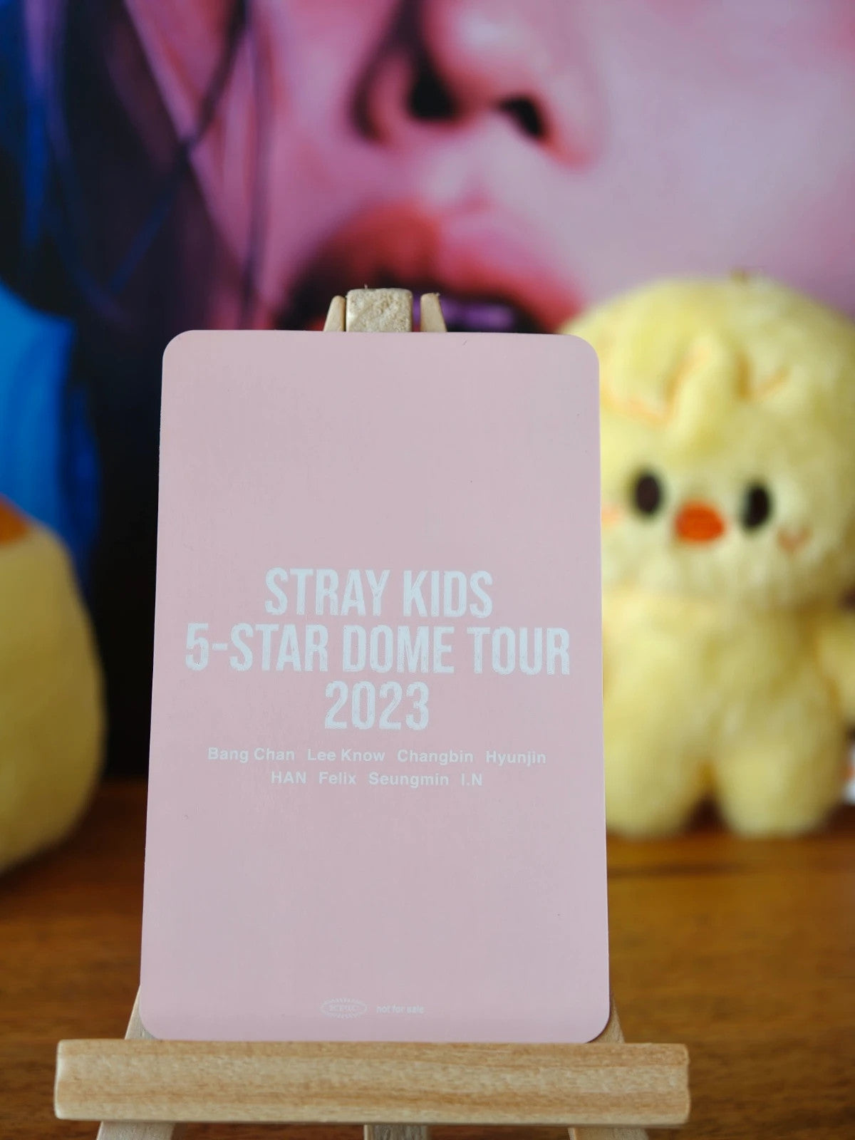 Stray Kids Felix 5-STAR Dome Tour 2023 Photocard (Venue Benefit, Tokyo, 28 October 2023) — reverse
