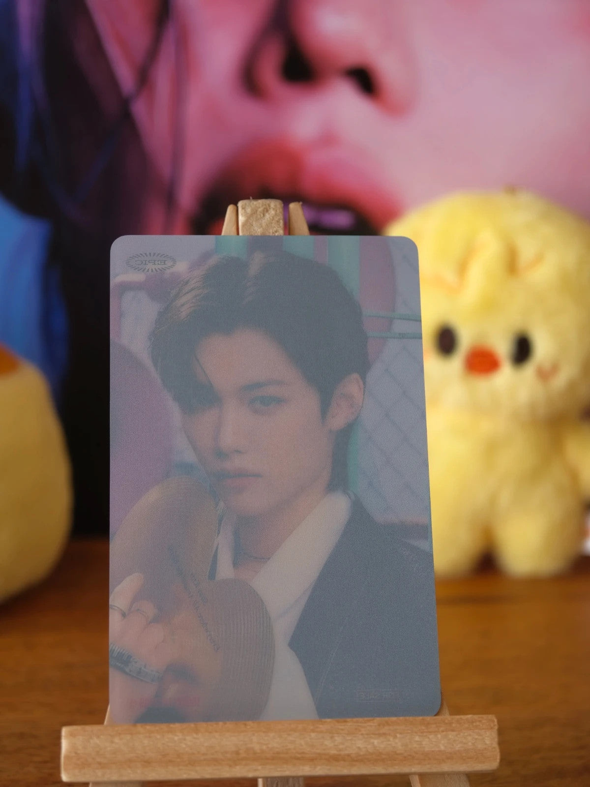 Stray Kids Felix THE SOUND Photocard (Tower Records Clear POB) — translucent reverse