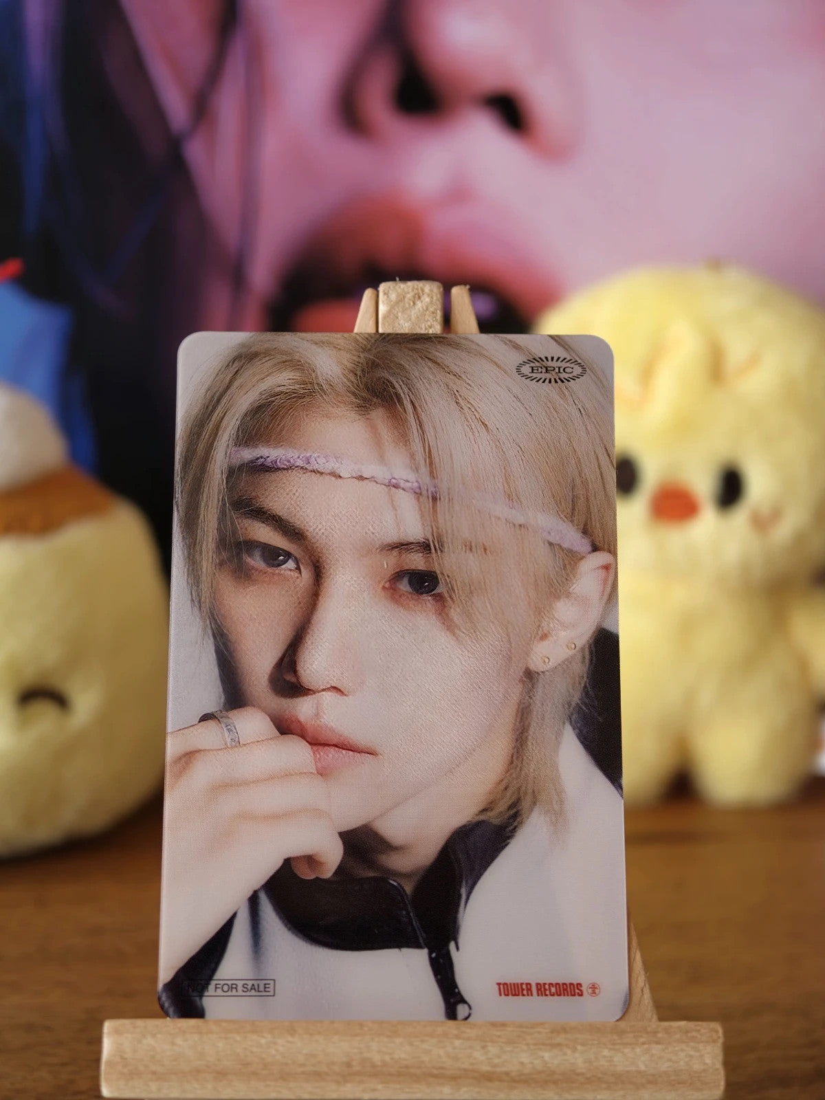 Stray Kids Felix Social Path / Super Bowl Photocard (Tower Records Clear POB) — portrait side