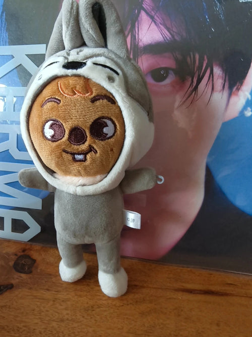 Stray Kids SKZOO HAN QUOKKA Plush Keyring (Wolf Chan Suit) — additional view