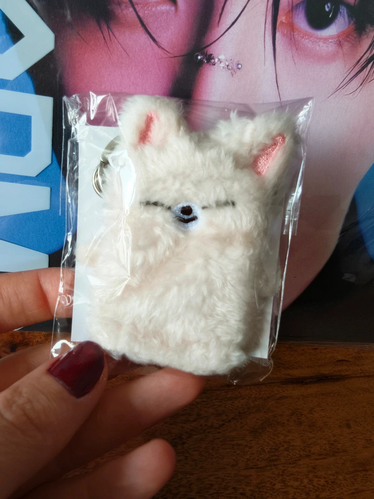 Stray Kids SKZOO FoxI.Ny Finger Puppet Key Holder (dominATE JAPAN) — front view