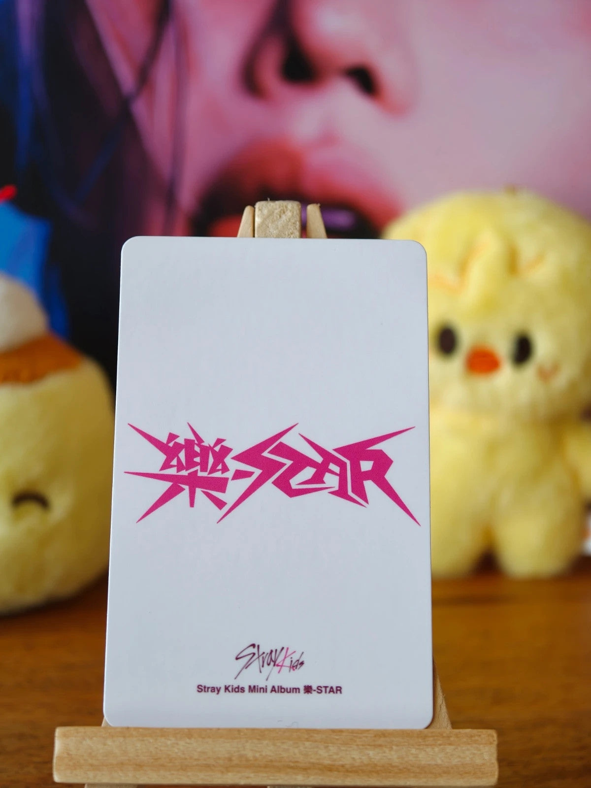 Stray Kids Felix ROCK-STAR Photocard (KMStation Video-call Round 2) — reverse
