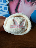 Stray Kids SKZOO FoxI.Ny Hand Towel, rolled towel showing the embroidered detail