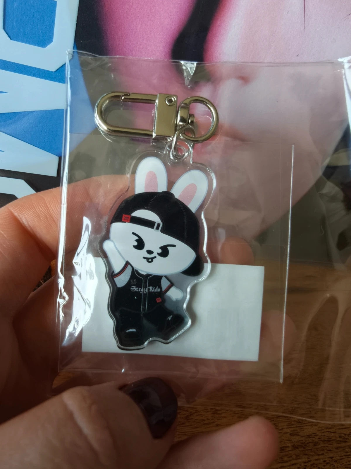 Stray Kids SKZOO Leebit Carabiner Key Holder (MANIAC JAPAN) — front view