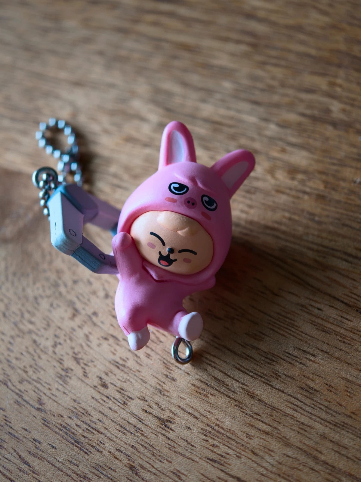 Stray Kids SKZOO PuppyM Gacha Keyring (DWAEKKI Suit) — front view