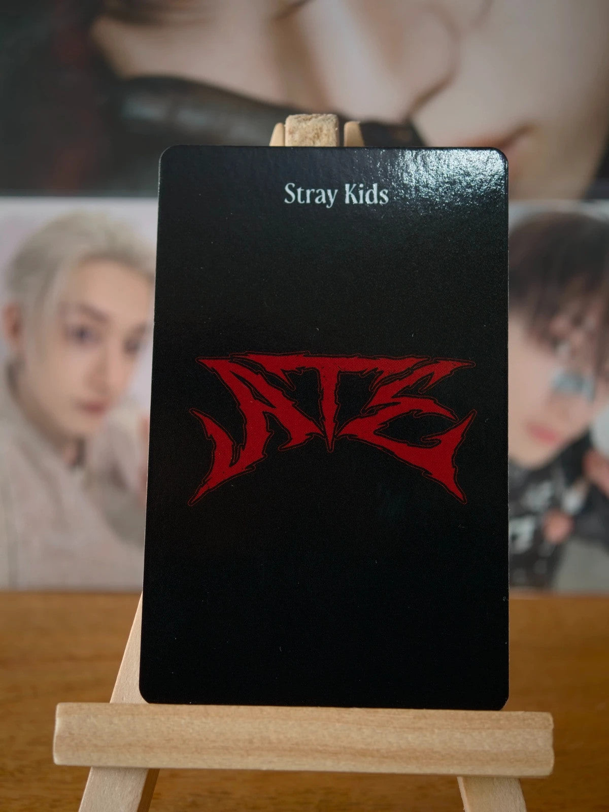 Stray Kids Bang Chan ATE Photocard (JYP SHOP NEMO POB) — reverse