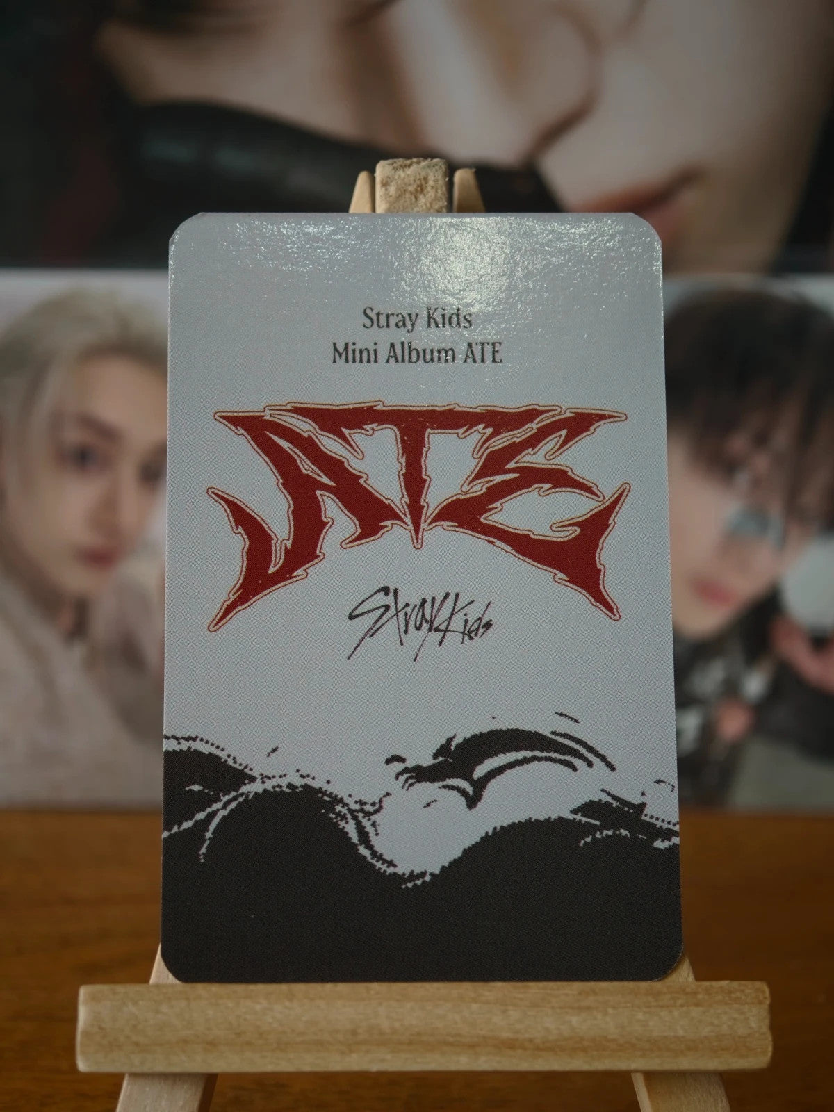 Stray Kids Bang Chan ATE Photocard (Soundwave POB) — reverse