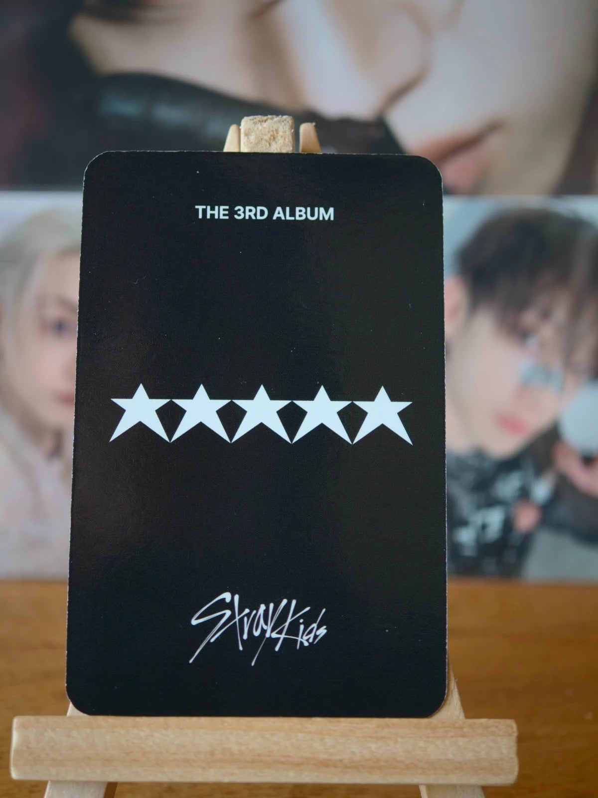 Stray Kids Bang Chan 5-STAR Photocard (Apple Music POB) — reverse