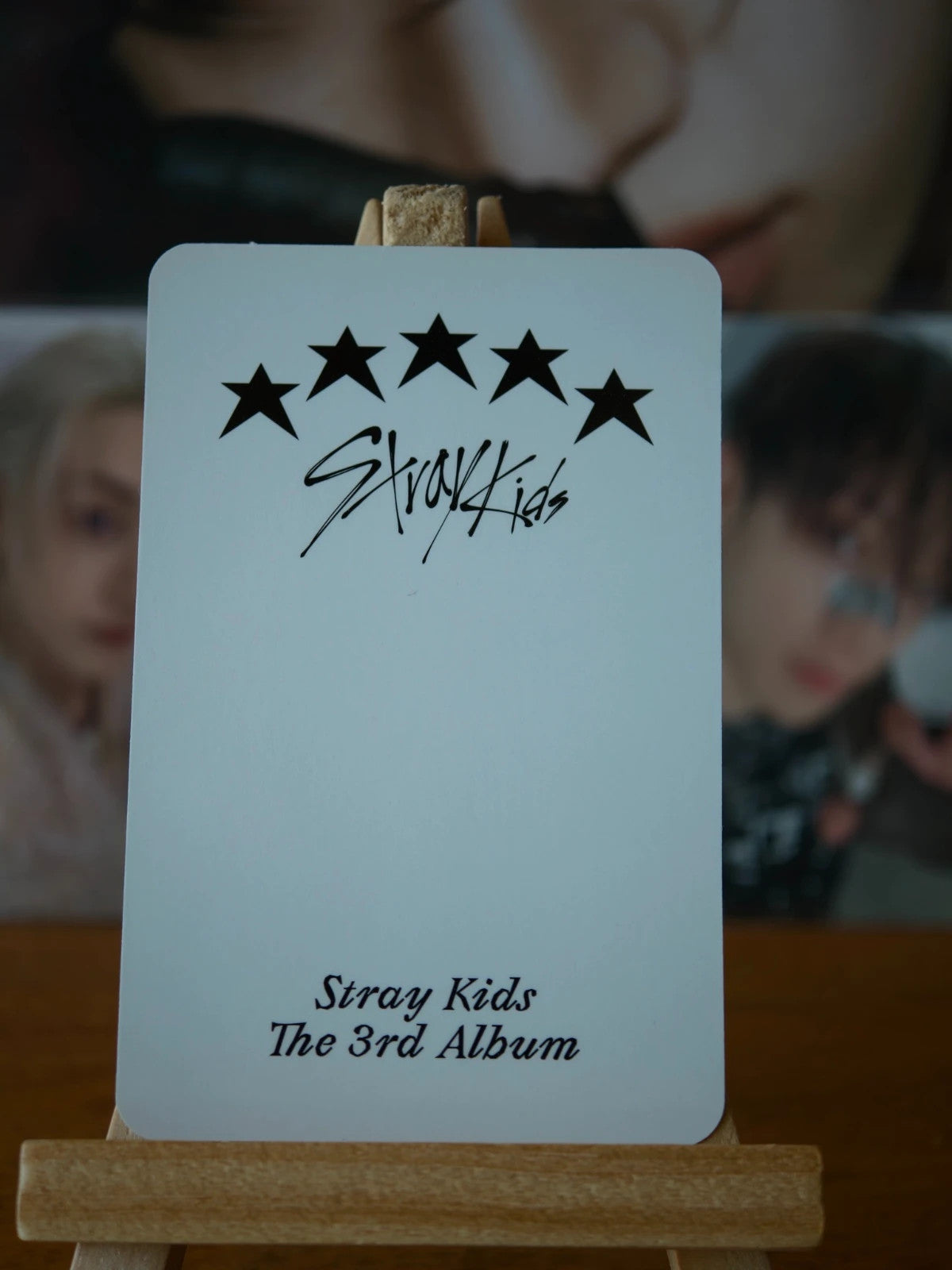 Stray Kids Bang Chan 5-STAR Photocard (Soundwave POB) — reverse