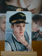 Stray Kids Bang Chan PILOT Photocard, front of photocard
