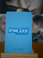 Stray Kids Bang Chan PILOT Photocard, reverse of photocard
