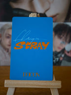 Stray Kids Bang Chan DICON Photocard, reverse of photocard