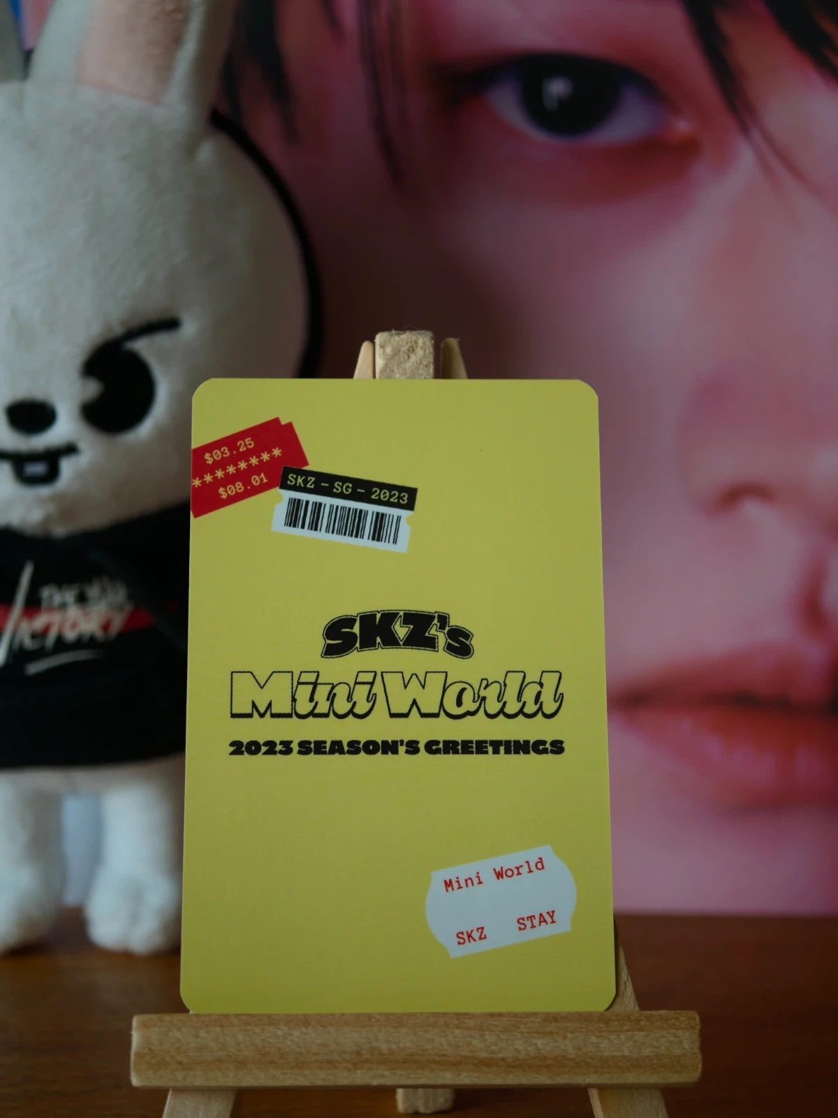 Stray Kids Lee Know SKZ’s Mini World Photocard (Photocard) — reverse design