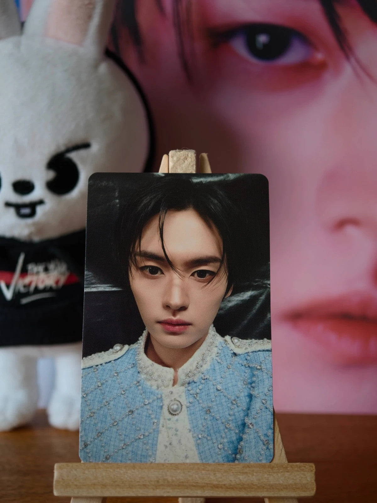 Stray Kids Lee Know TOY WORLD Photocard, front of photocard