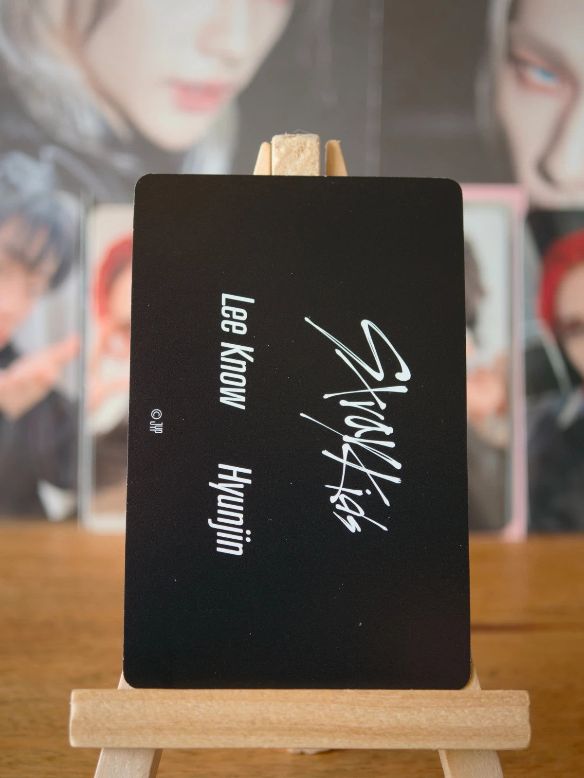 Stray Kids Hyunjin & Lee Know Unit Photocard, reverse of photocard