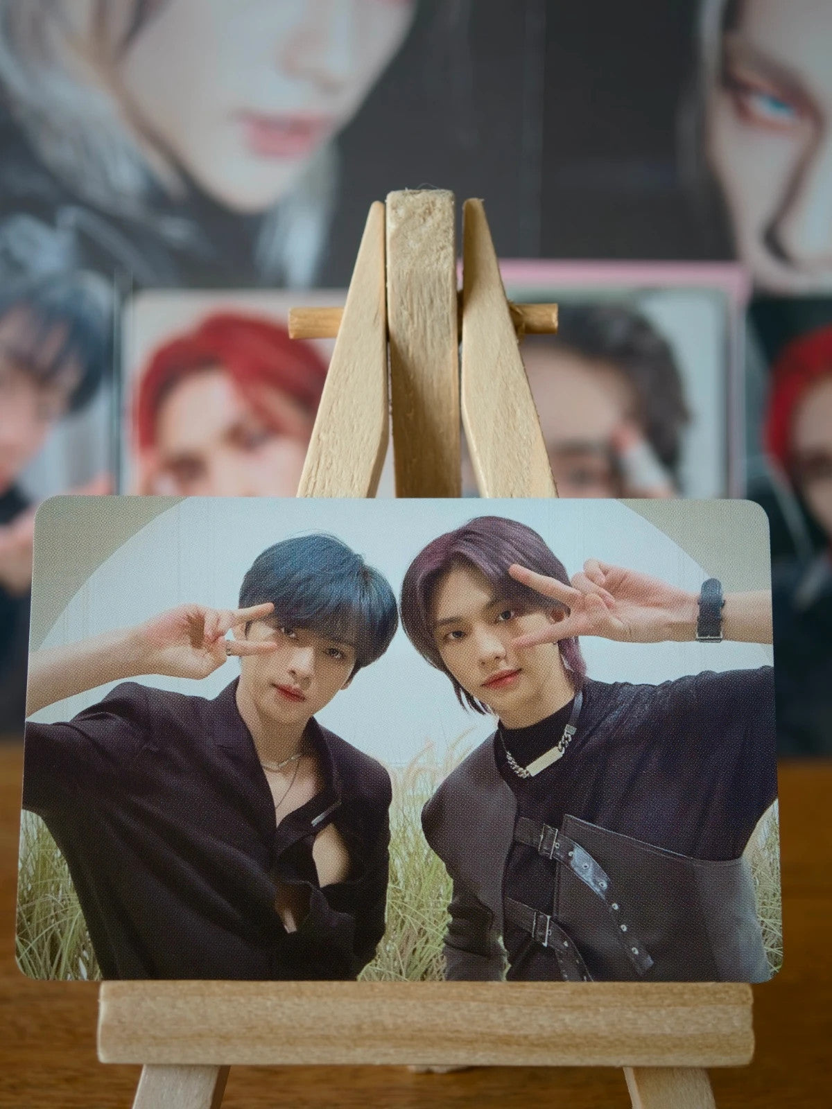 Stray Kids Hyunjin & Lee Know Unit Photocard, front of photocard