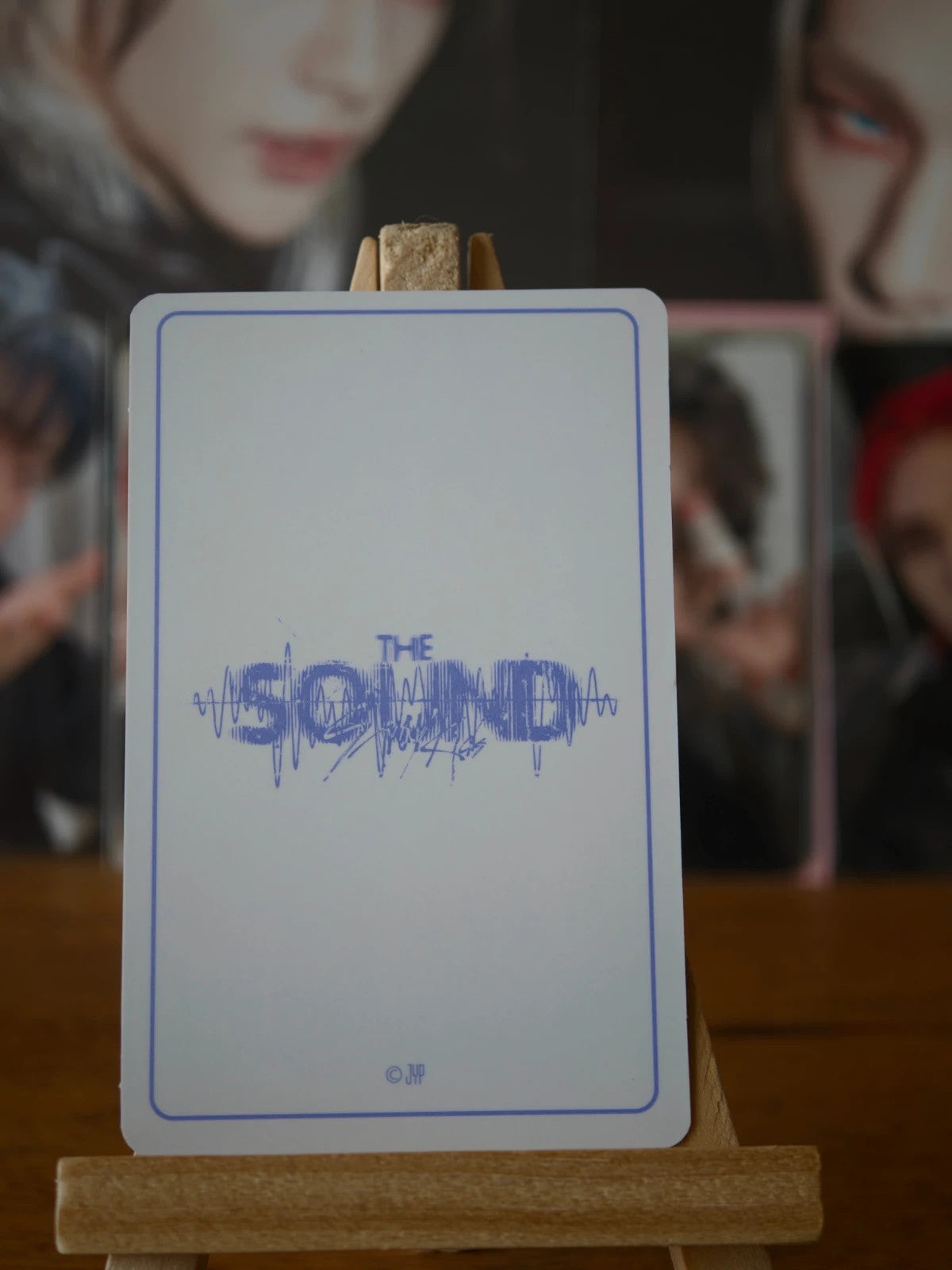 Stray Kids Hyunjin THE SOUND Photocard (Merchandise Photocard Set B) — reverse design