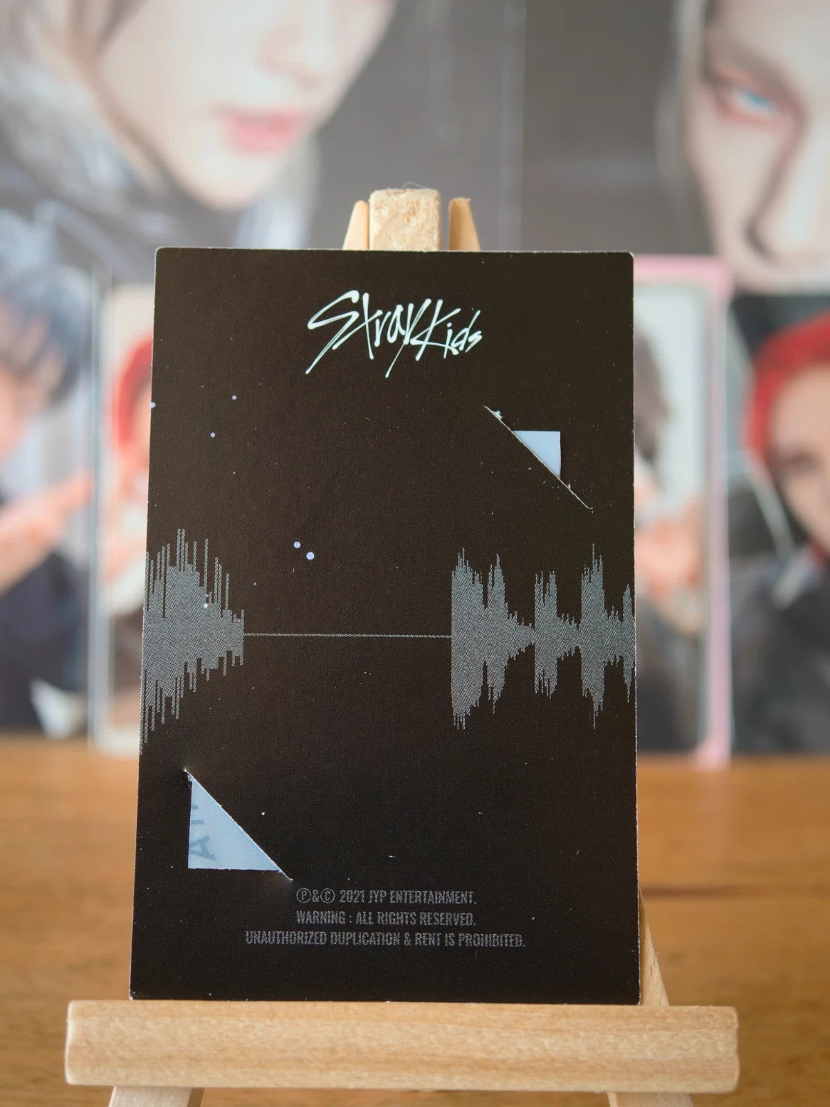 Stray Kids Hyunjin NOEASY Photocard (Frame POB) — reverse