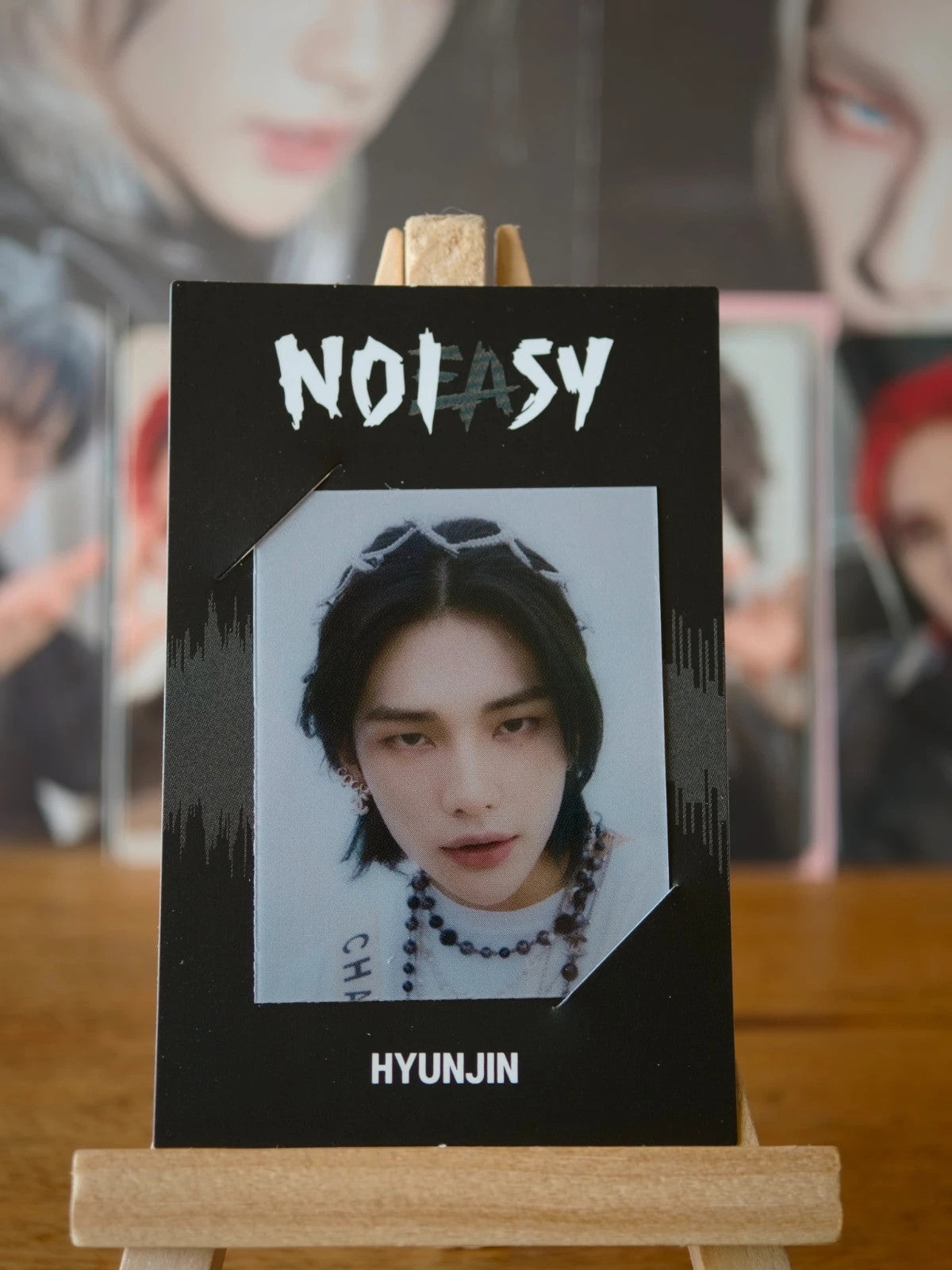 Stray Kids Hyunjin NOEASY Photocard (Frame POB) — front
