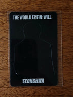 ATEEZ Seonghwa THE WORLD EP.FIN : WILL Photocard, reverse of photocard