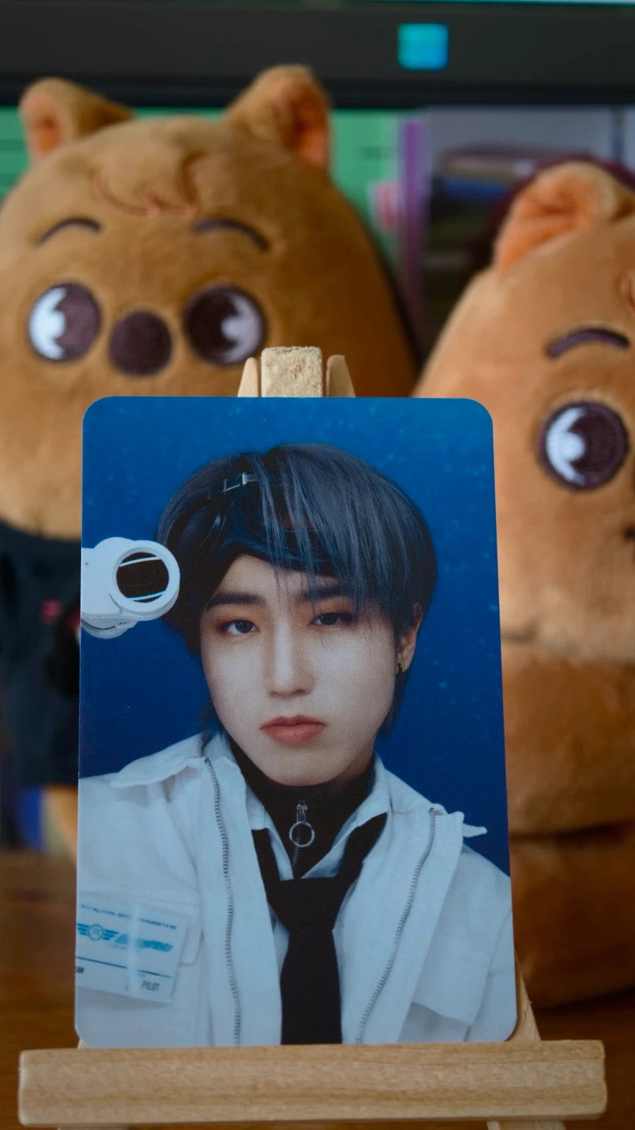 Stray Kids Han PILOT : FOR ★★★★★ Photocard (Box Tape Inclusion) — front