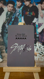Stray Kids I.N 5-STAR Photocard (Lotte Duty Free POB) — reverse