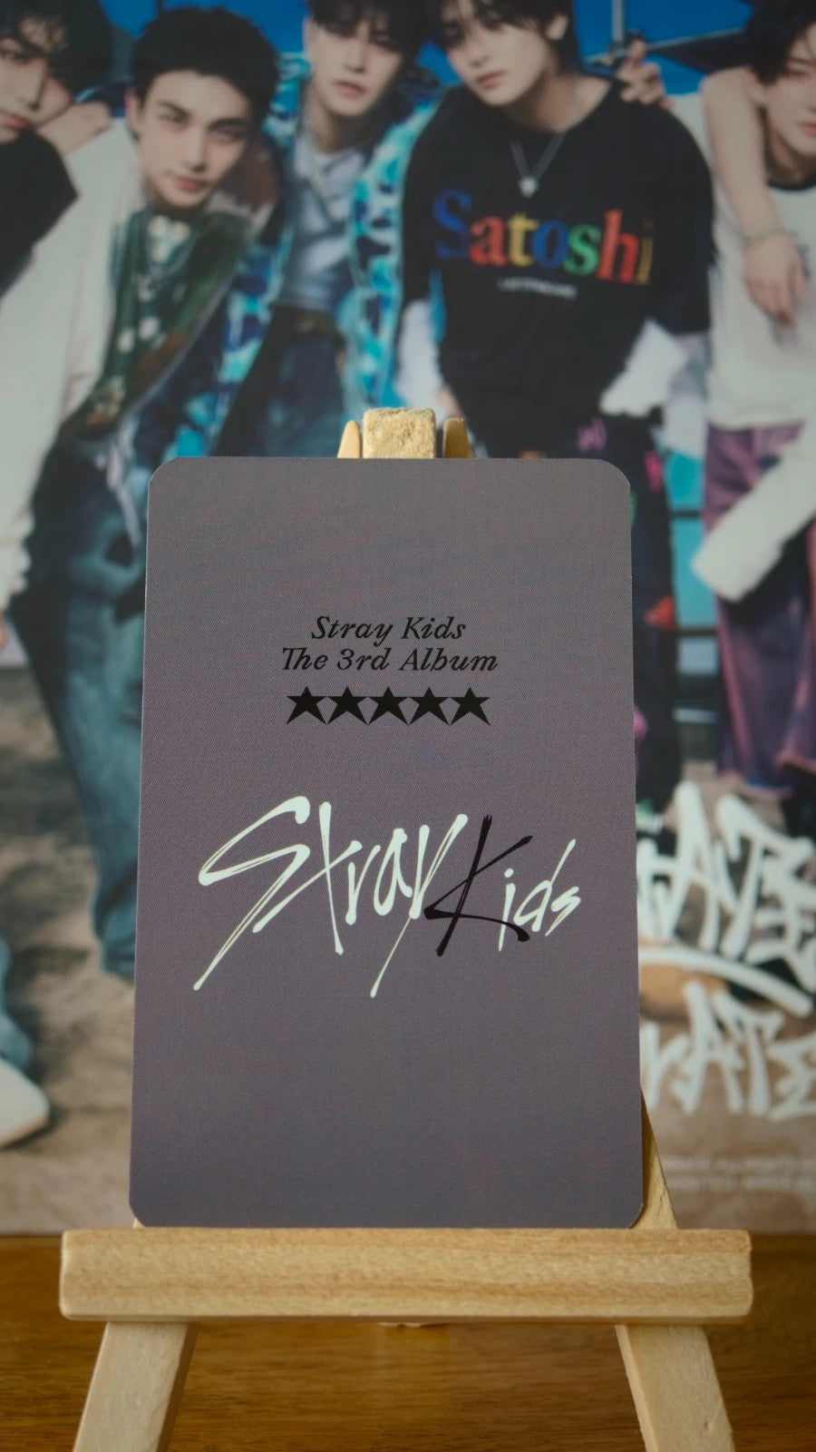 Stray Kids I.N 5-STAR Photocard (Lotte Duty Free POB) — reverse