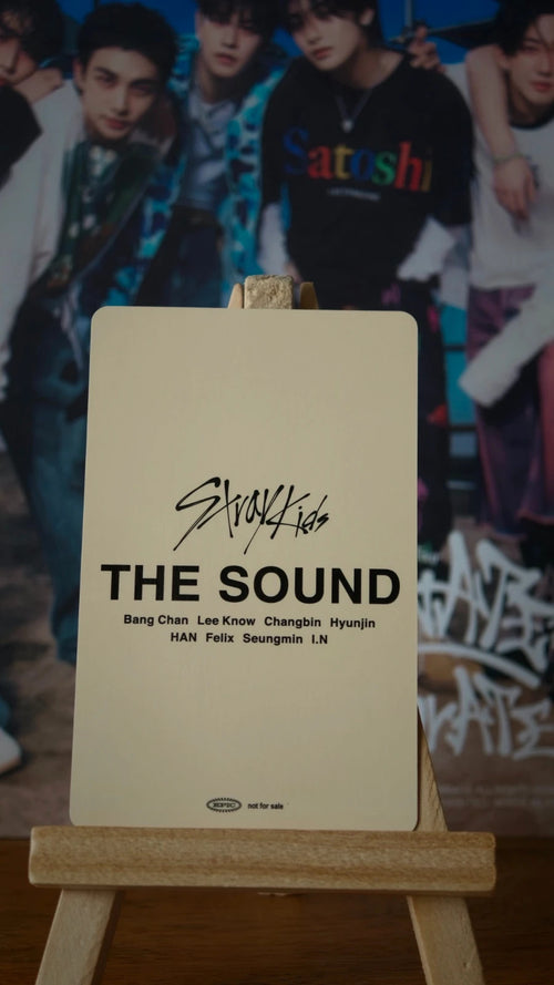 Stray Kids I.N THE SOUND Photocard (Kyoto & Yokohama Offline Benefit) — reverse
