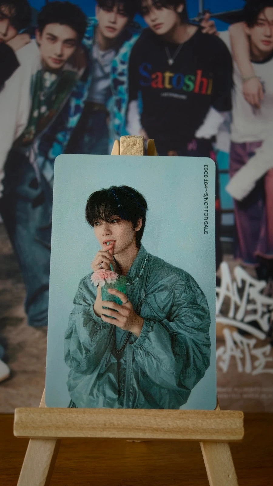 Stray Kids I.N Social Path / Super Bowl Photocard (Fanclub Double-sided, A Design) — first portrait side