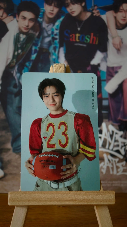 Stray Kids I.N Social Path / Super Bowl Photocard (Fanclub Double-sided, B Design) — second portrait side