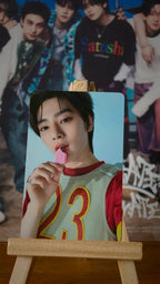 Stray Kids I.N Social Path / Super Bowl Photocard (Fanclub Double-sided, B Design) — first portrait side