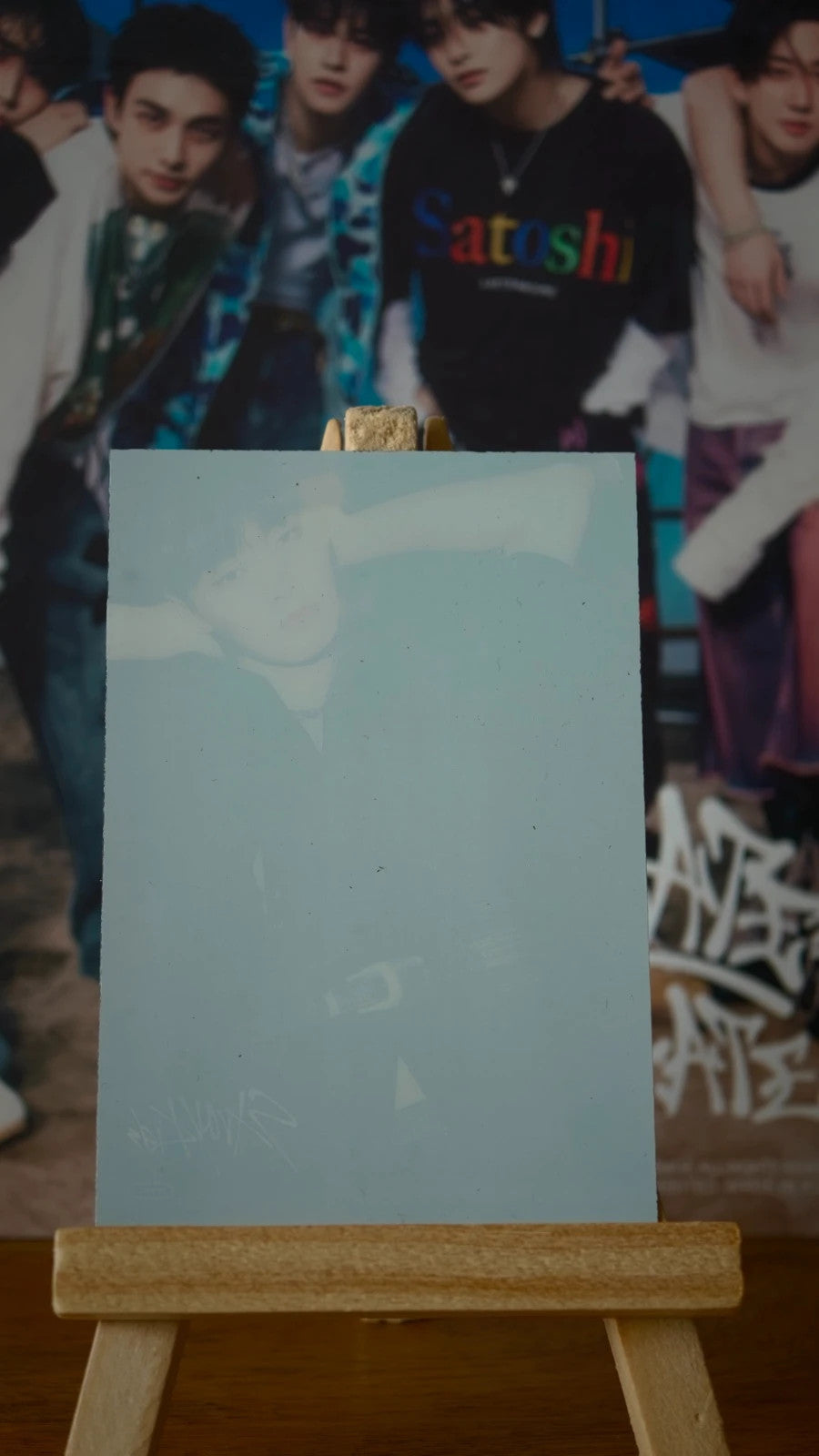 Stray Kids I.N Scars Photocard (Tower Records Clear POB) — translucent reverse