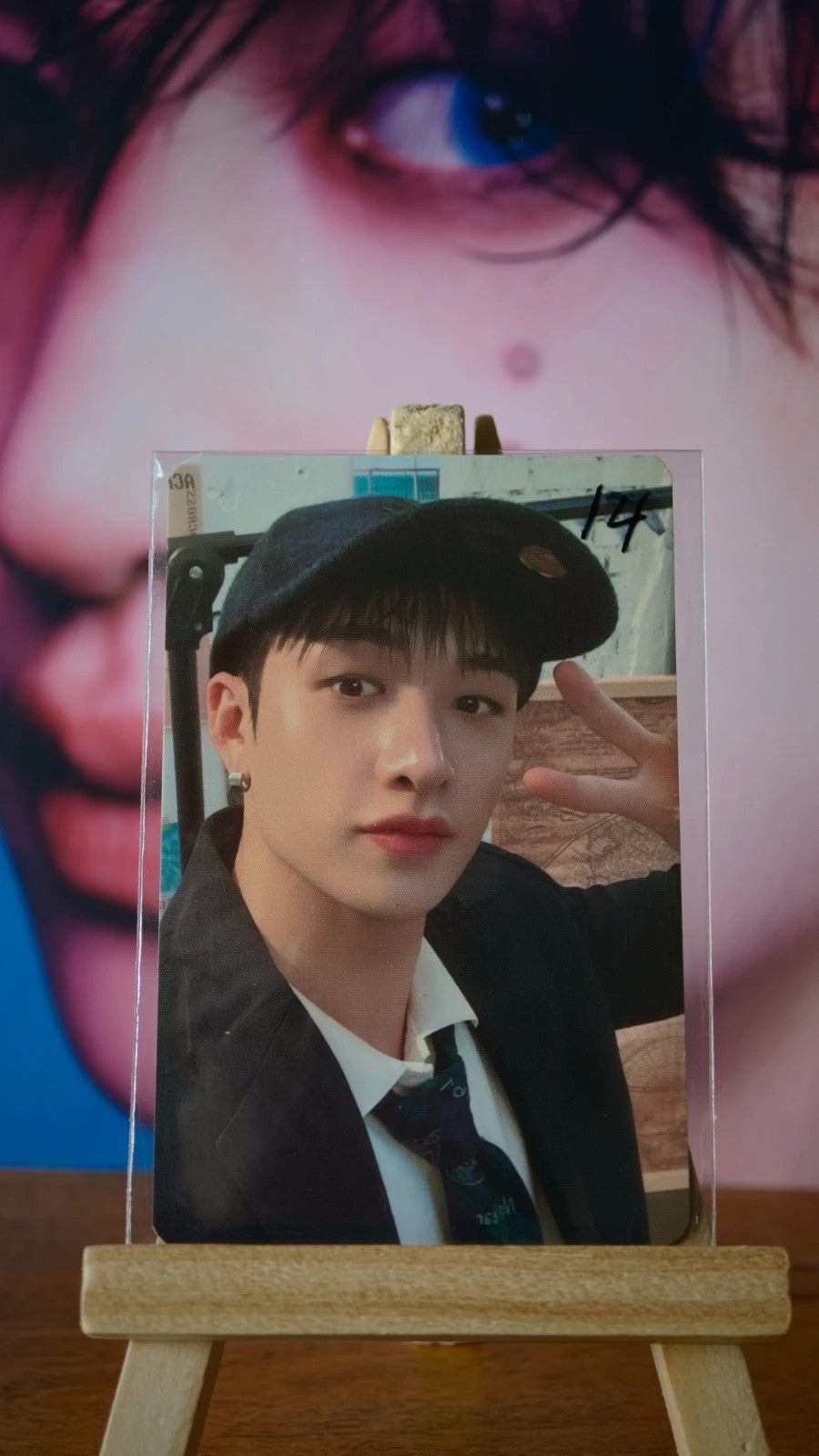 Stray Kids Bang Chan NACIFIC Photocard (Round 13 School Look) — front view