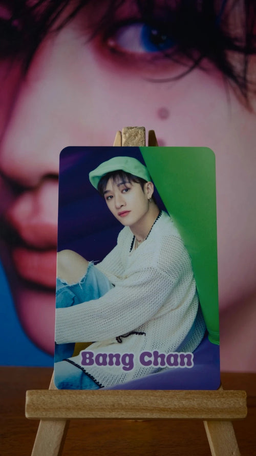 Stray Kids Bang Chan Air-ful Mini Calendar Card (2024 Japan Season’s Greetings - January Mini Calendar) — front design