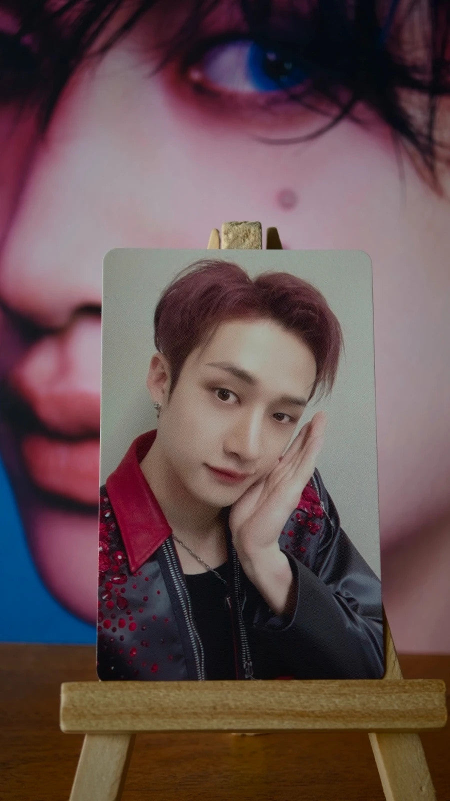 Stray Kids Bang Chan 5-STAR Dome Tour 2023 Photocard (Blu-ray HMV Holographic POB) — front