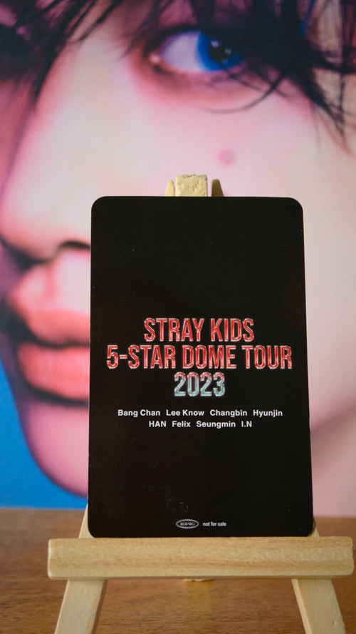 Stray Kids 5-STAR Dome Tour 2023 Photocard — printed reverse design