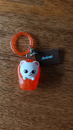 Stray Kids SKZOO Jiniret Figure Keyring — front view
