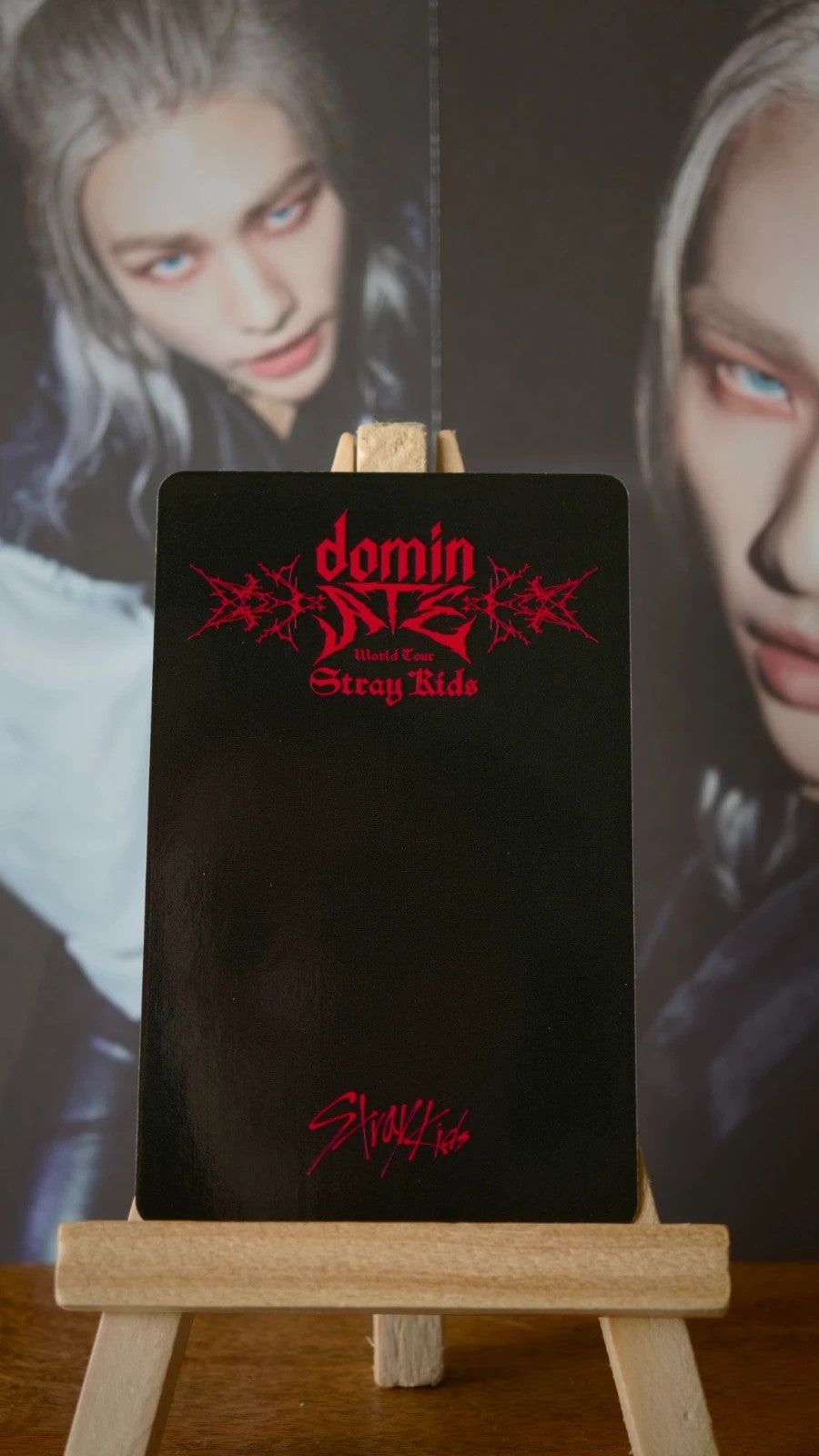 Stray Kids Hyunjin dominATE in Seoul 2024 Photocard (Online Merchandise Benefit) — reverse