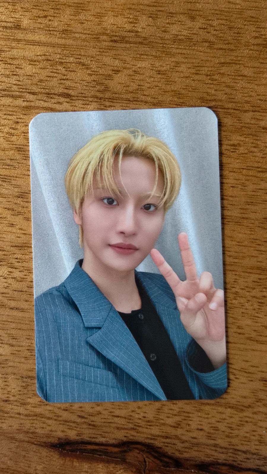 ATEEZ Seonghwa GOLDEN HOUR : Part.5 Photocard (K-PLAYGROUND Fansign POB), front of photocard