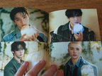 Stray Kids Hollow Album (Limited A Ver.), open photobook with four member portraits