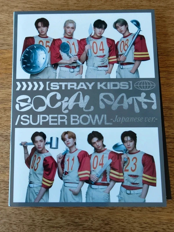 Stray Kids Social Path / Super Bowl Album (Limited B Ver.) — album and pictured inserts
