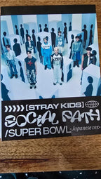 Stray Kids Social Path / Super Bowl Album (Limited A Ver., No Photocards) — album and pictured inserts