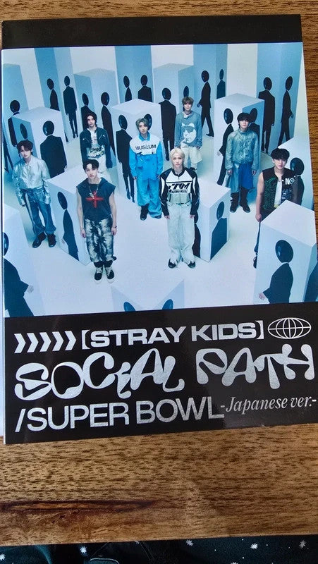 Stray Kids Social Path / Super Bowl Album (Limited A Ver., No Photocards) — album and pictured inserts