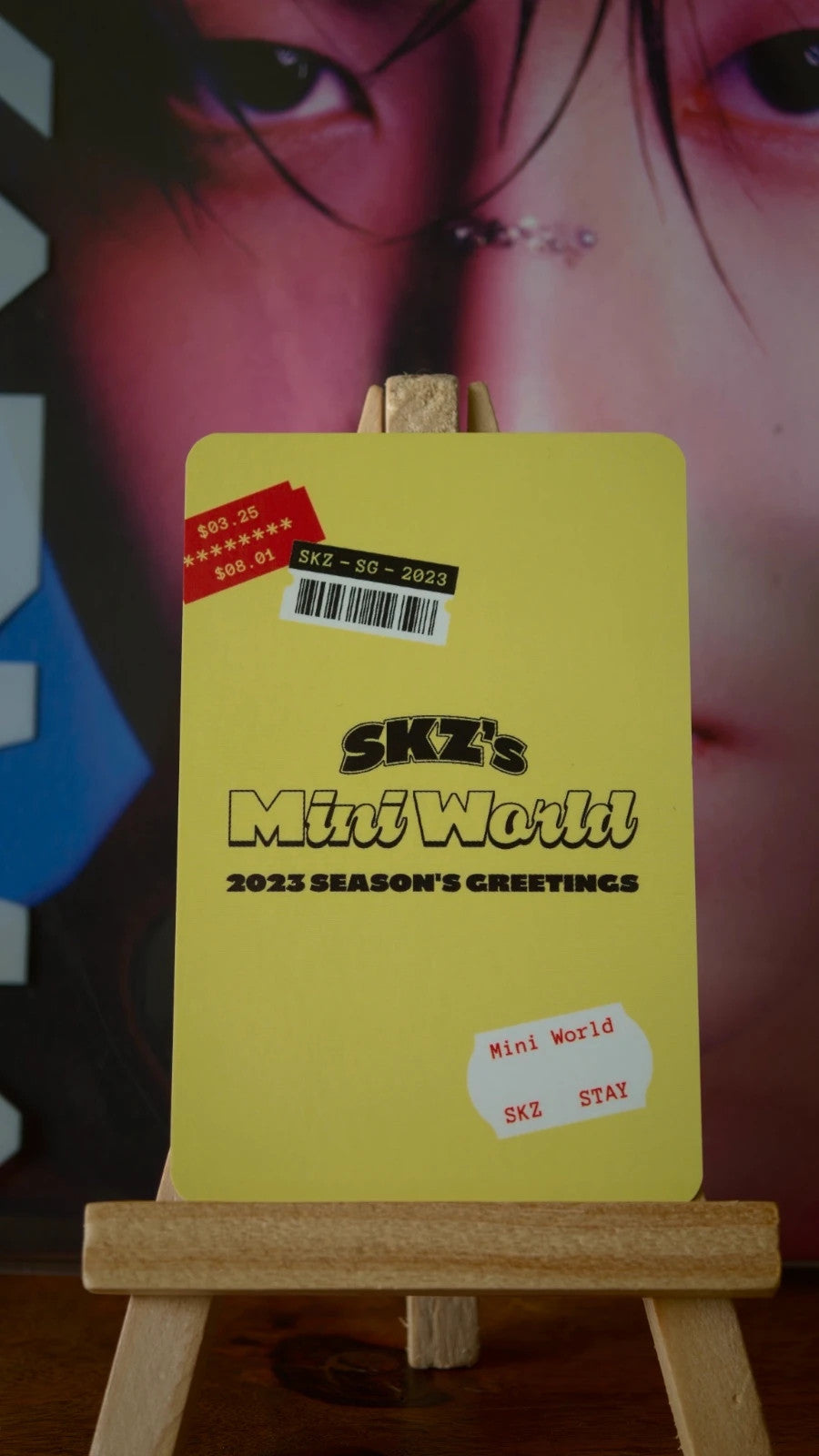 Stray Kids Han SKZ’s Mini World Photocard (Photocard) — reverse design