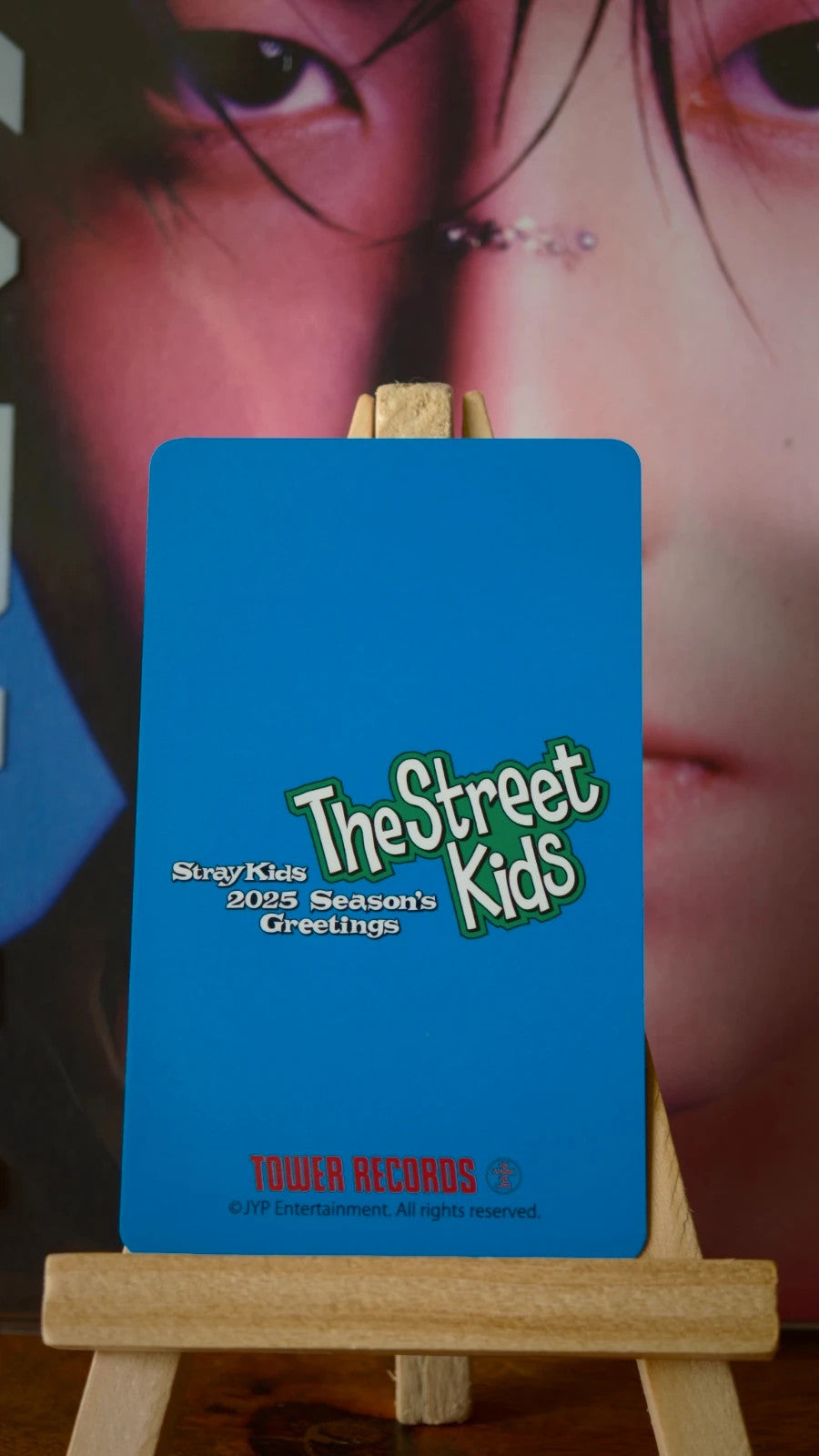 Stray Kids Han The Street Kids Photocard (Tower Records POB) — reverse design