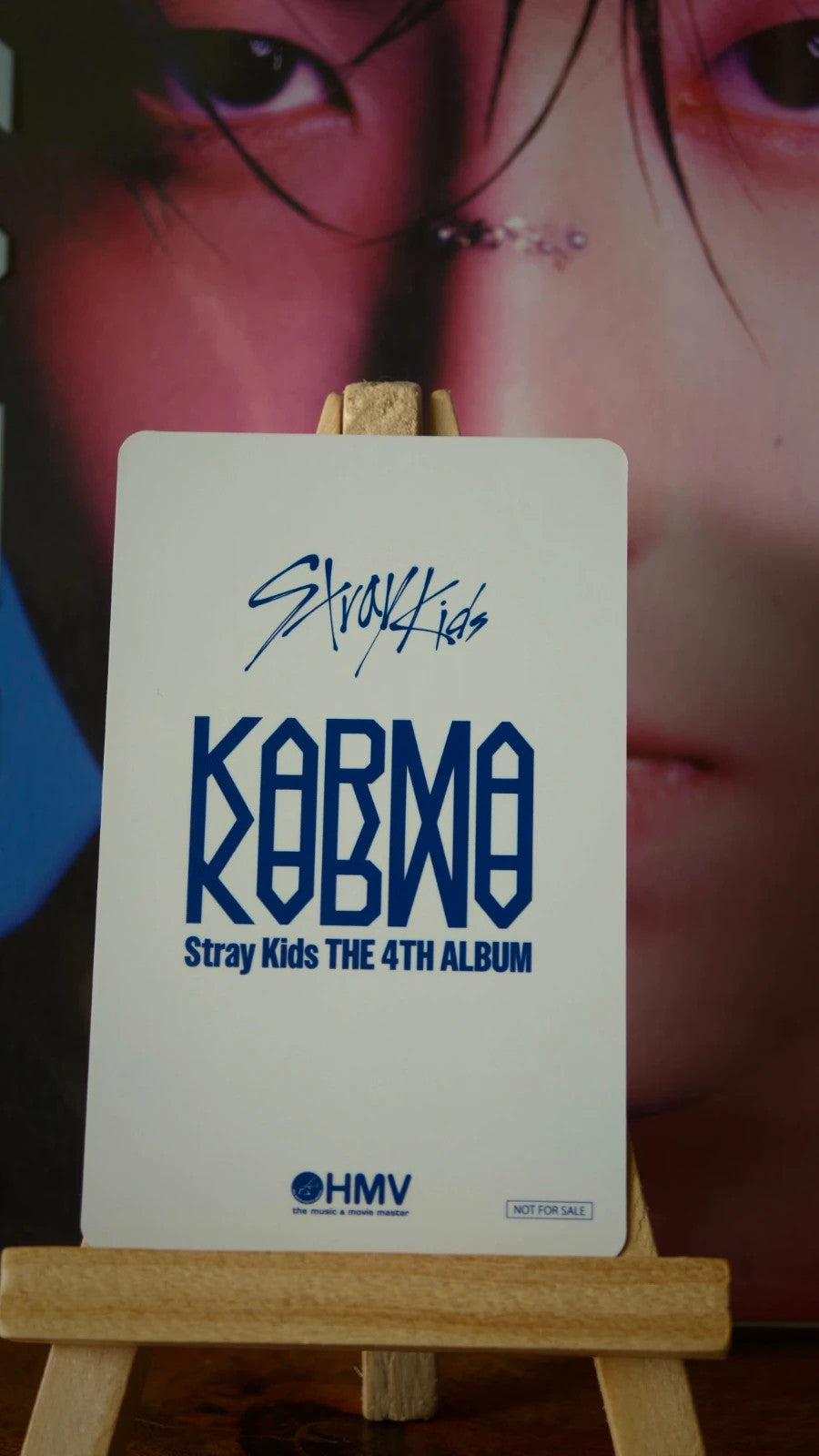 Stray Kids Han KARMA Photocard (HMV Offline-event Benefit) — reverse