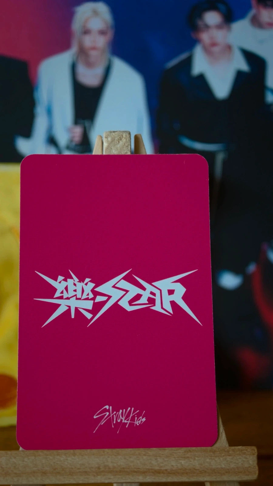 Stray Kids Felix ROCK-STAR Photocard (Soundwave UNVEIL 13 Lucky Draw) — reverse